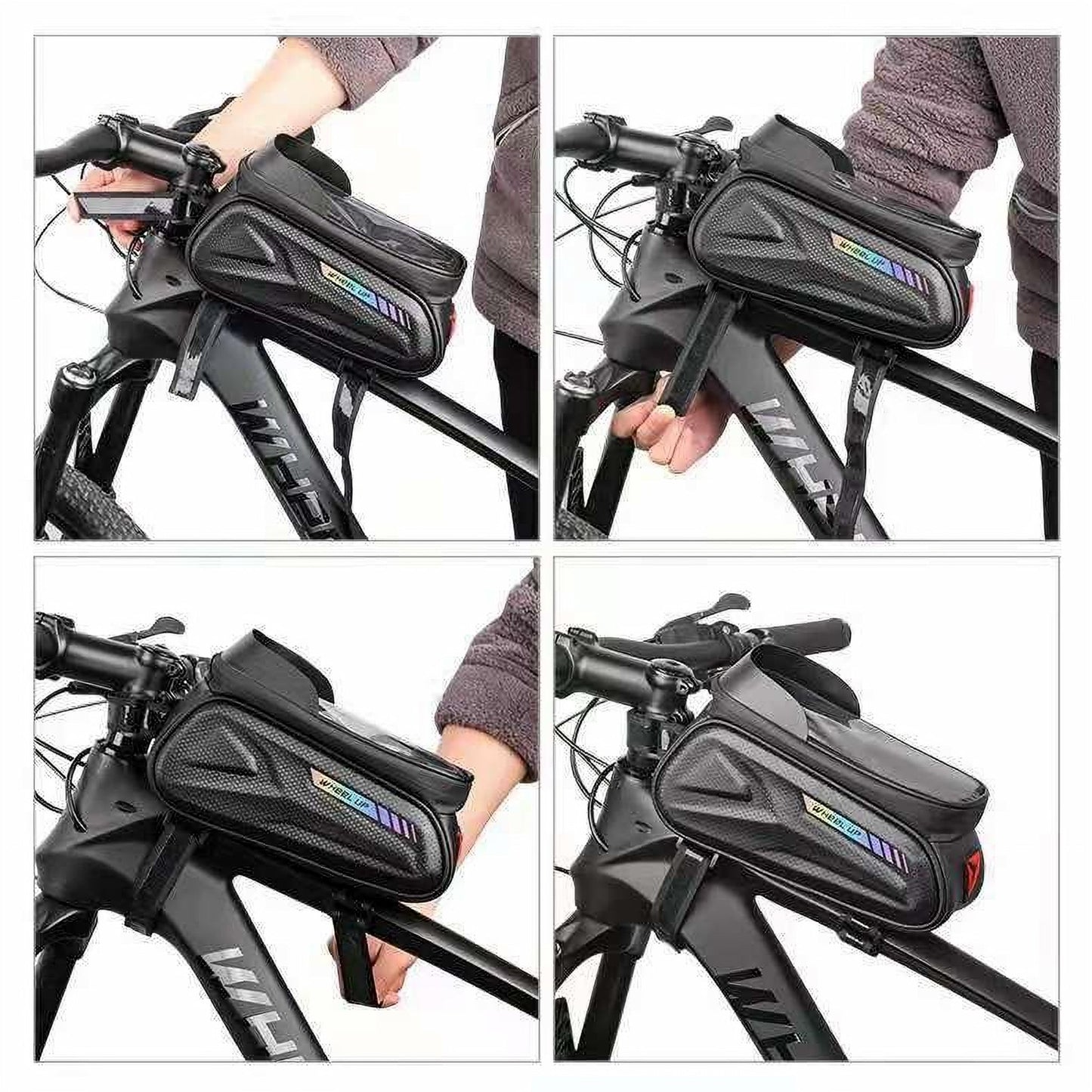トップチューブ防水バイクバッグ