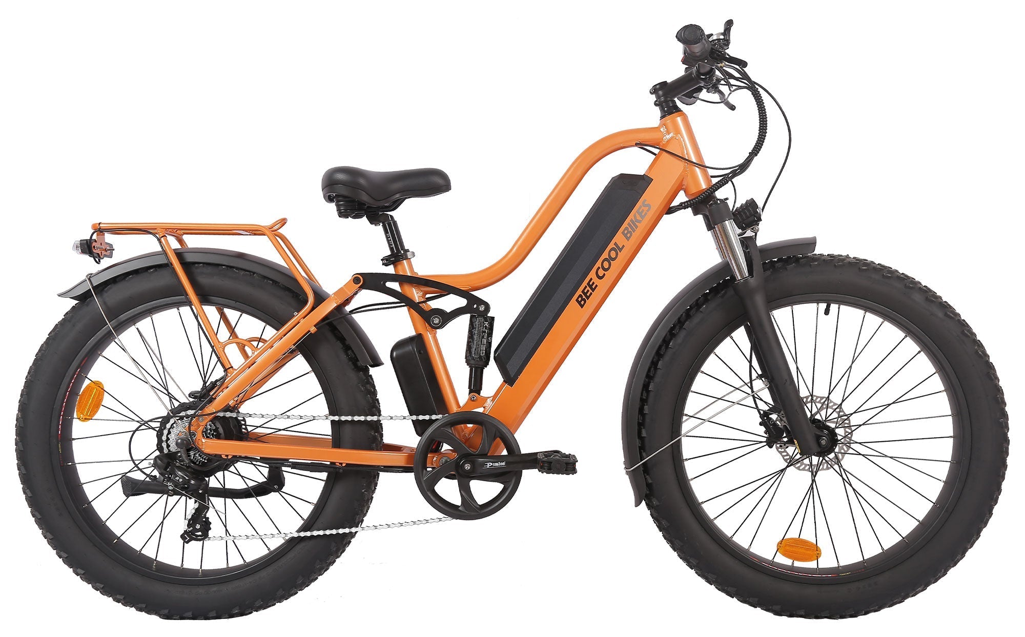 Fat Tire Electric Bike | Full Suspension Ebike | 48V 21Ah Large Battery  Capacity | BeeCool Bikes