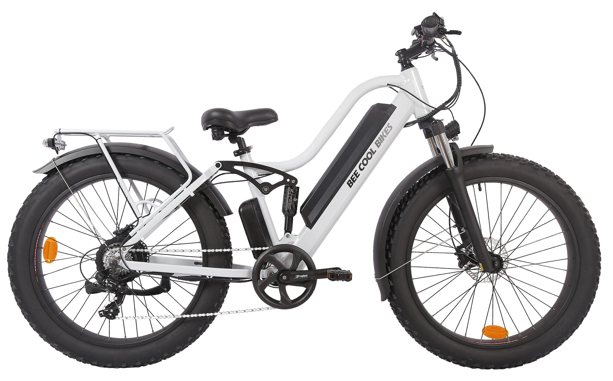 Fat Tire Electric Bike | Full Suspension Ebike | 48V 21Ah Large Battery  Capacity | BeeCool Bikes